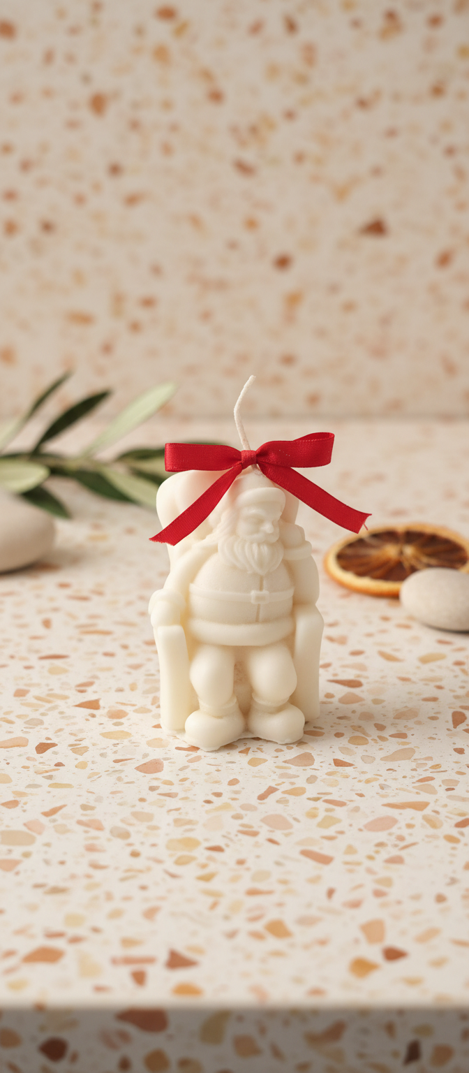 Santa Claus Candle - Small