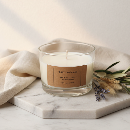 Αρωματικό Κερί Σόγιας 510ml in elegant setting